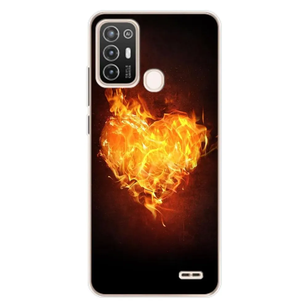 König Design Hülle Handy Schutz für ZTE Blade A52 Case Cover Tasche Bumper Etuis Backcover (ZTE Blade A52)