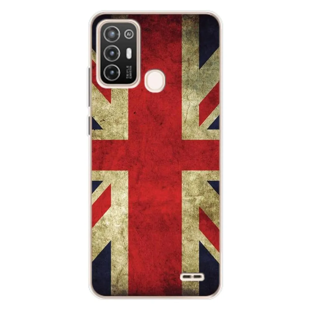 König Design Hülle Handy Schutz für ZTE Blade A52 Case Cover Tasche Bumper Etuis Backcover (ZTE Blade A52)