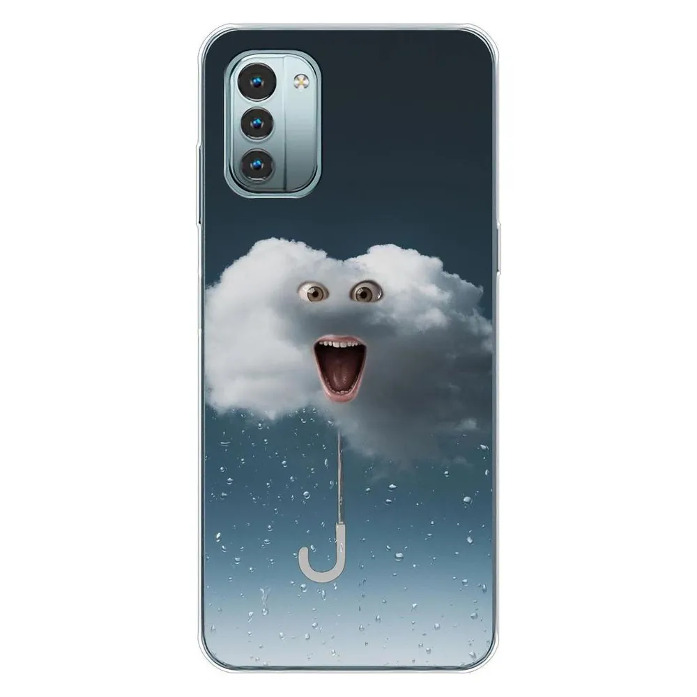 König Design Hülle Handy Schutz für Nokia G11 Case Cover Tasche Bumper Etuis Backcover TPU (Nokia G11)