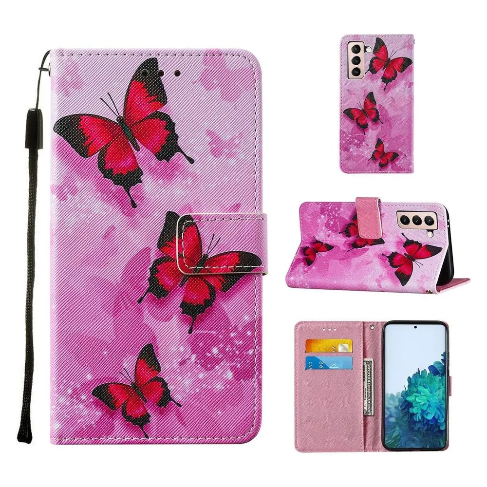 König Design Hülle Handy Schutz für Samsung Galaxy S21 Plus Case Cover Tasche Etuis Pink Neu