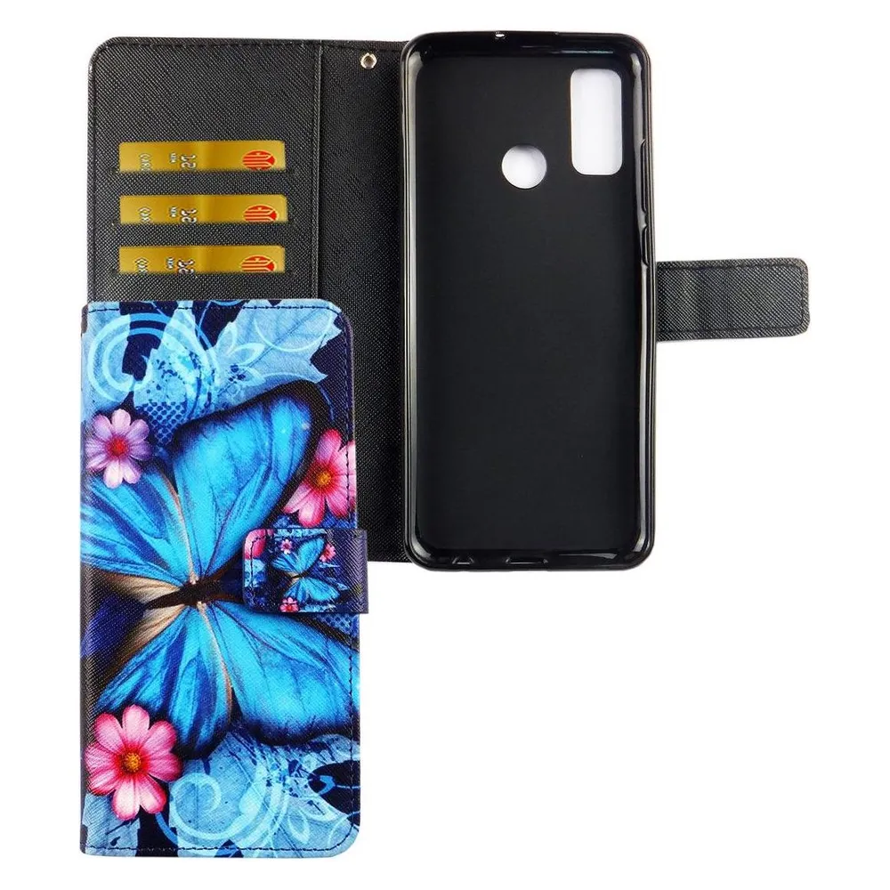 König Design Hülle Handy Schutz für Huawei P smart 2020 Case Cover Tasche Wallet Etui Bumper (Huawei P Smart (2020))