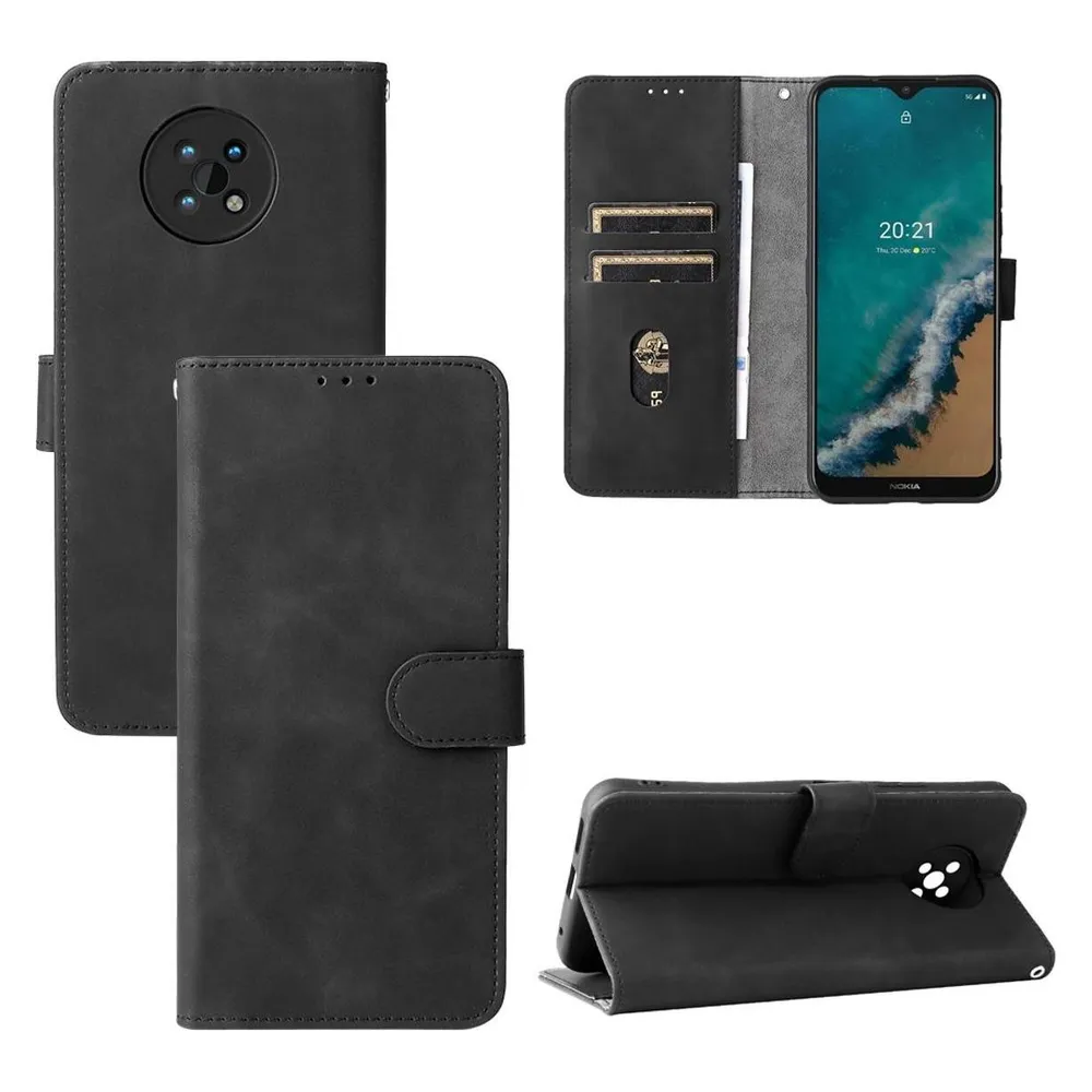 König Design Hülle Handy Schutz für Nokia G50 Case Flip Cover Tasche Etuis Bumpe Wallet Neu