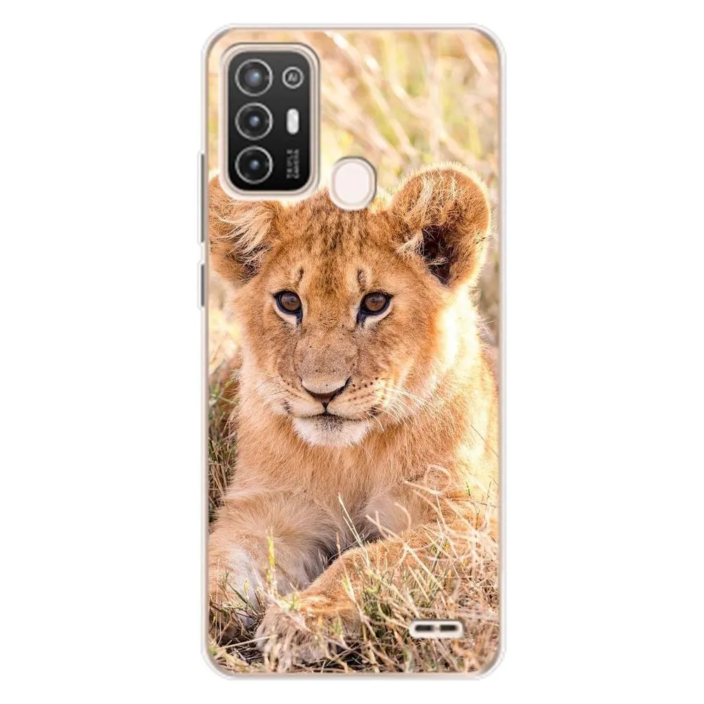 König Design Hülle Handy Schutz für ZTE Blade A52 Case Cover Tasche Bumper Etuis Backcover (ZTE Blade A52)