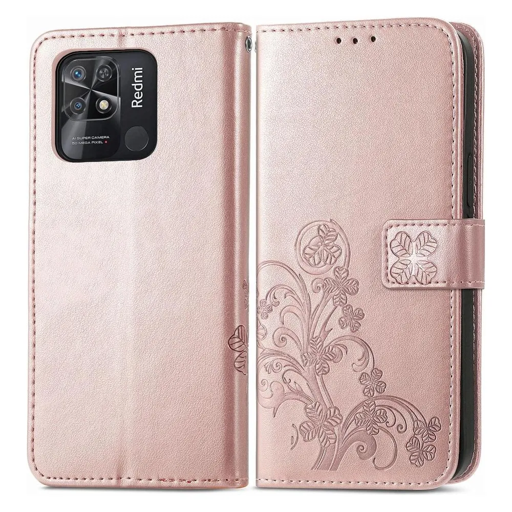 König Design Hülle Handy Schutz für Xiaomi Redmi 10C Case Cover Bumper Kartenfach Etuis Neu (Xiaomi Redmi 10C)