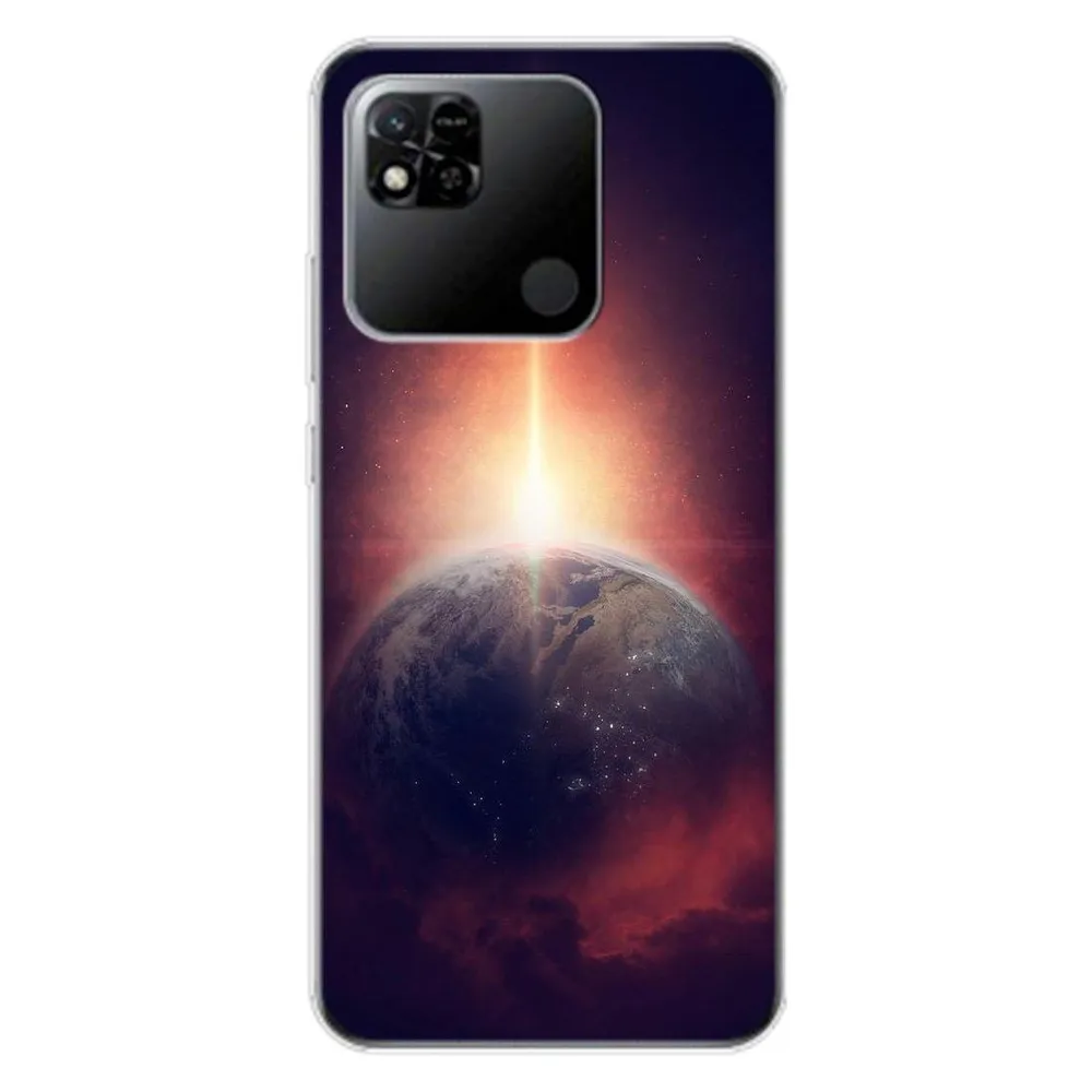 König Design Hülle Handy Schutz für Xiaomi Redmi 10A Case Cover Tasche Bumper Etuis TPU Neu (Xiaomi Redmi 10A)