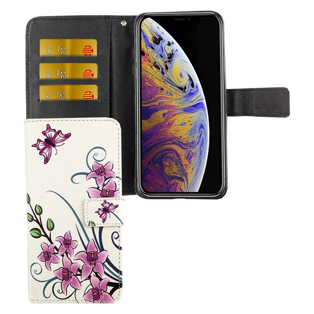 König Design Hülle Handy Schutz für Apple iPhone XS Max Case Cover Tasche Wallet Etui Bumper (Apple iPhone XS Max)