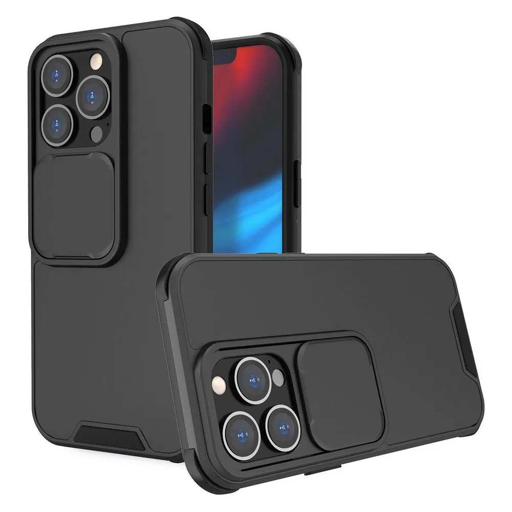 König Design Hülle Handy Schutz für Apple iPhone 13 Pro Max Case Cover Tasche Etuis Schwarz (Apple iPhone 13 Pro Max)