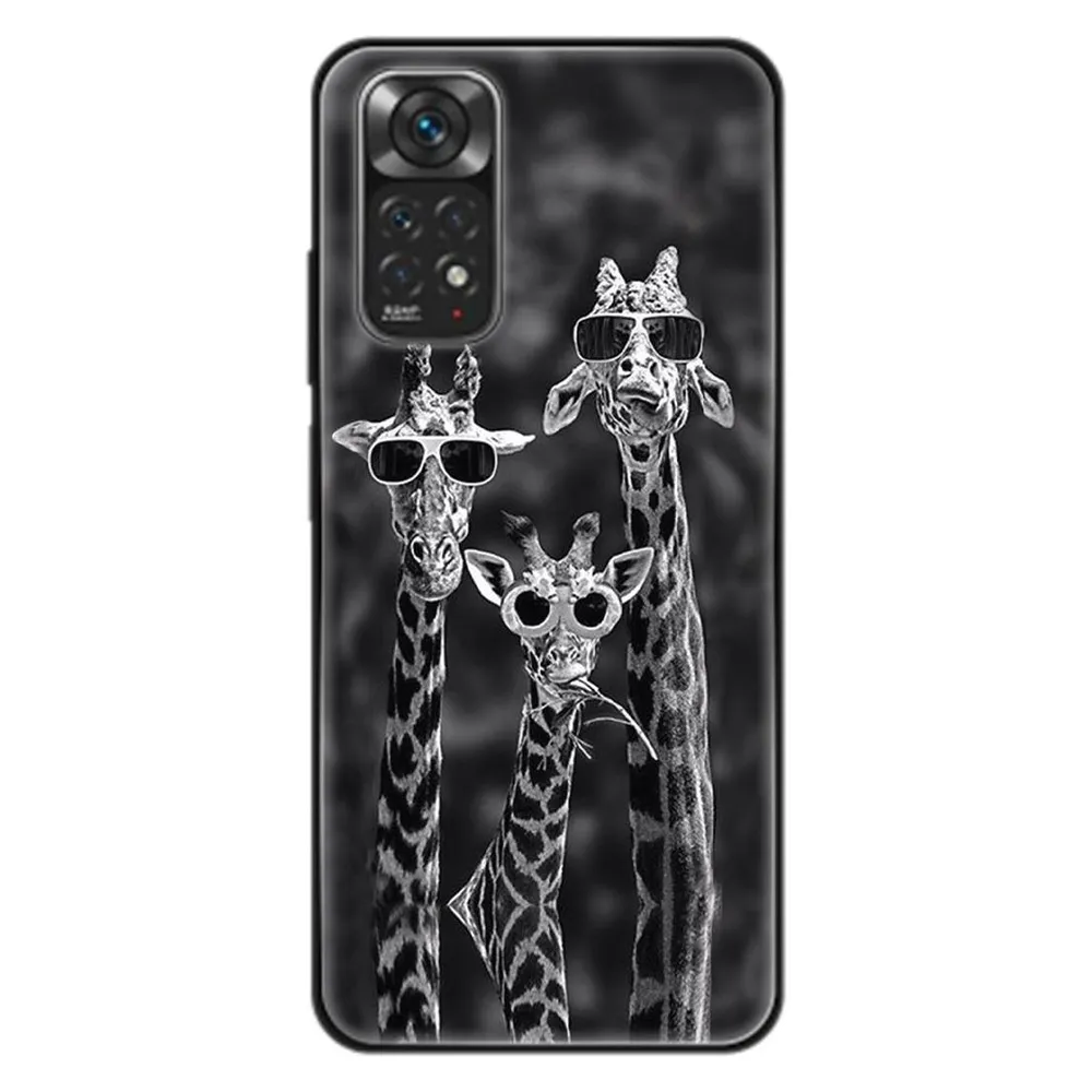 König Design Hülle Handy Schutz für Xiaomi Redmi Note 11 Case Cover Tasche Bumper Etuis TPU (Xiaomi Redmi Note 11)