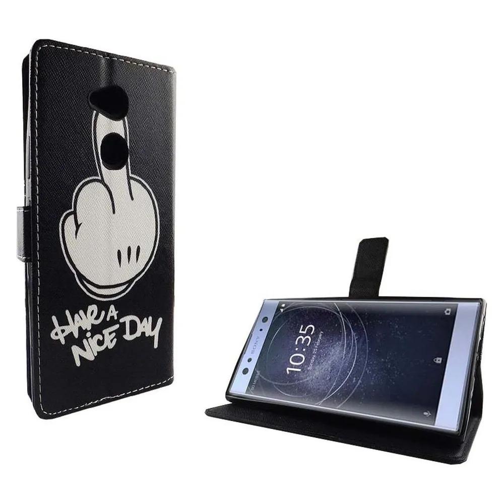 König Design Hülle Handy Schutz für Sony Xperia XA2 Ultra Case Cover Tasche Wallet Etui Neu (Sony Xperia XA2 Ultra)