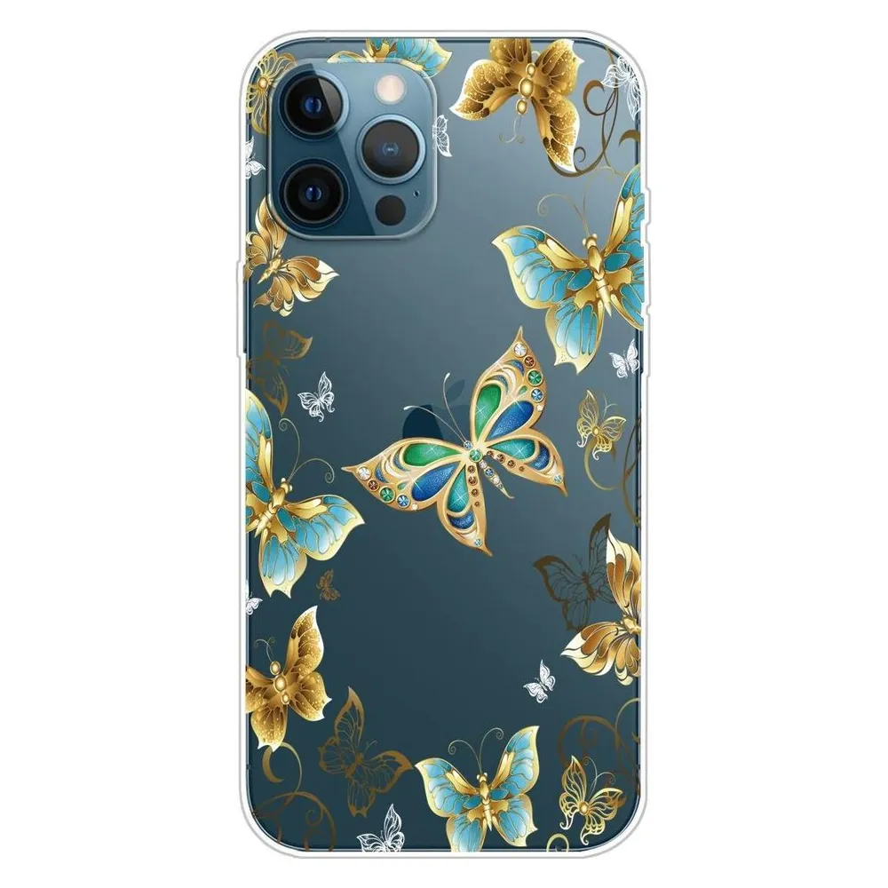König Design Hülle Handy Schutz für Apple iPhone 13 Pro Case Cover Tasche Etuis Transparent (Apple iPhone 13 Pro)