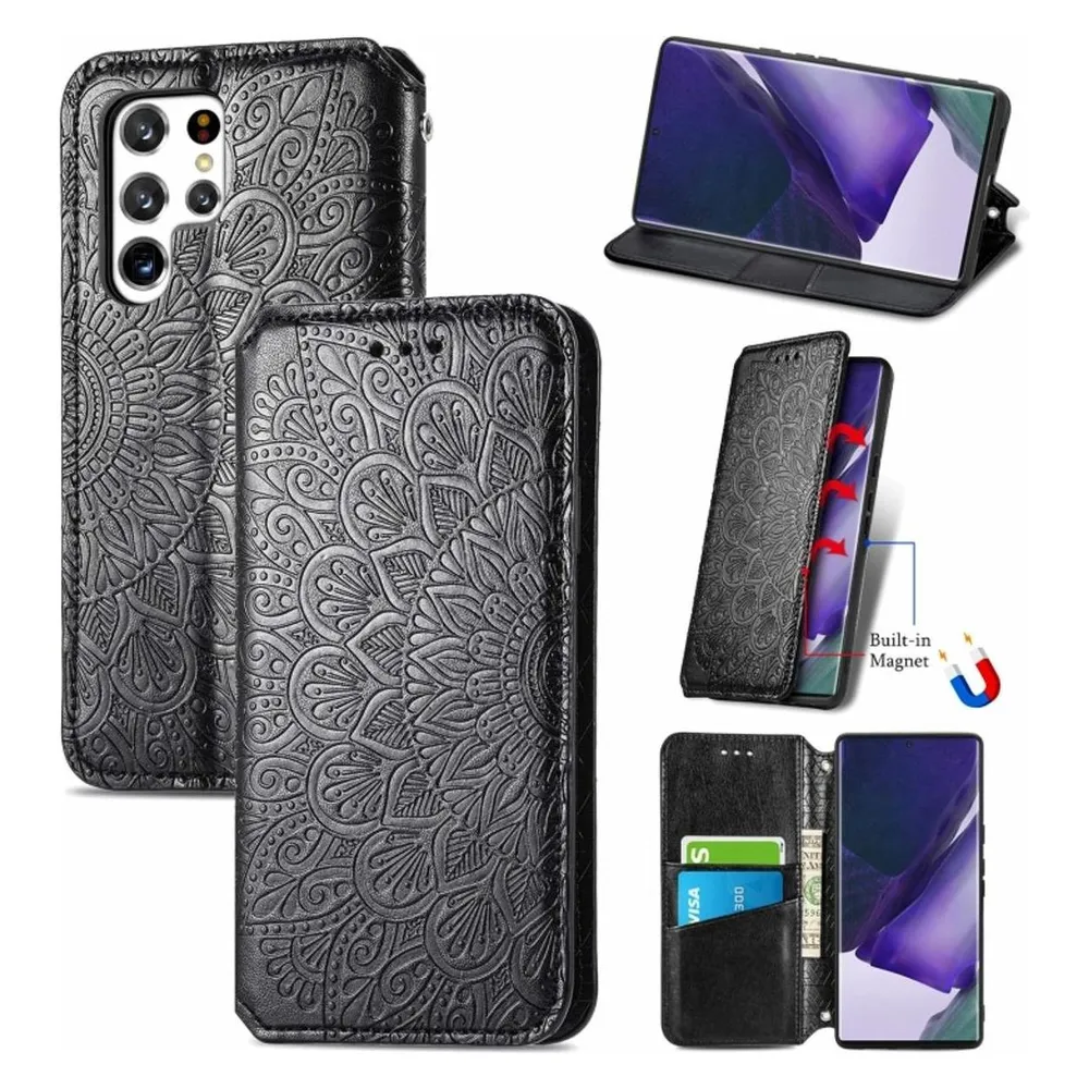 König Design Hülle Handy Schutz für Samsung Galaxy S22 Ultra 5G Case Cover Tasche Etuis Neu (Samsung Galaxy S22 Ultra 5G)