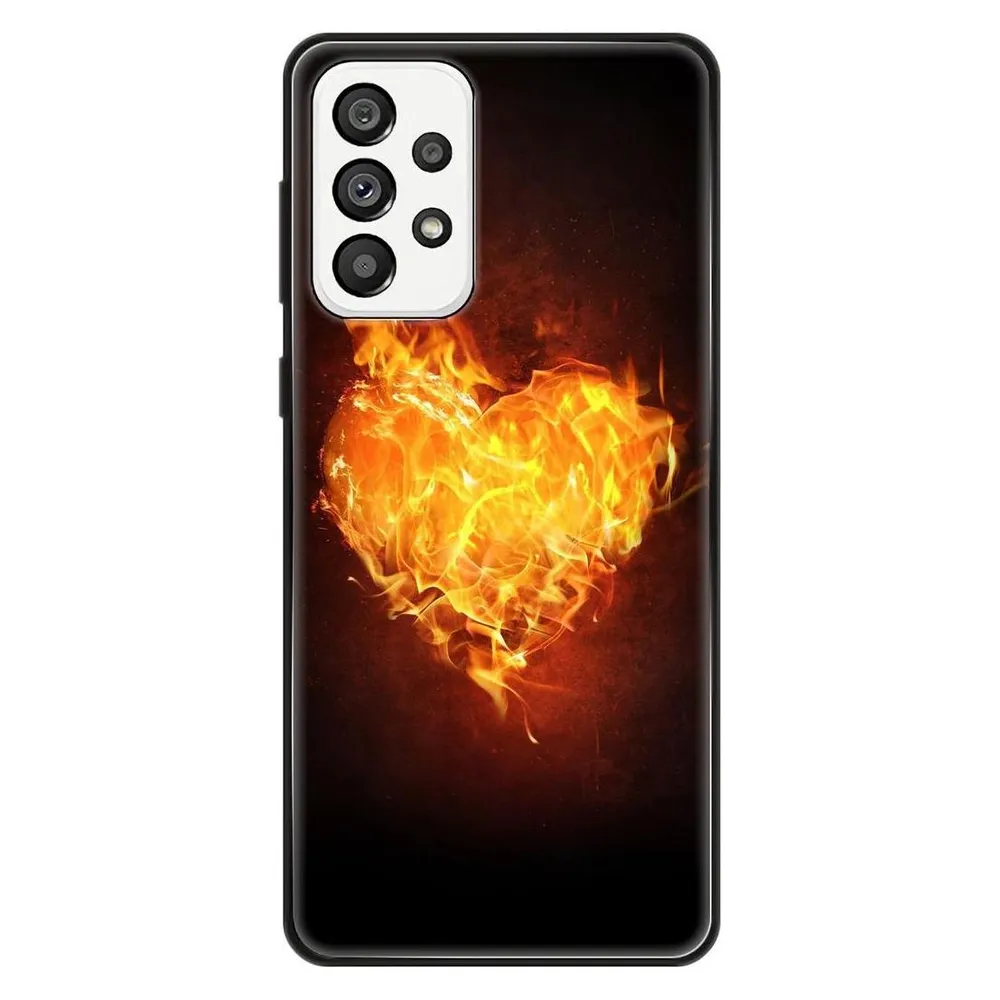 König Design Hülle Handy Schutz für Samsung Galaxy A73 5G Case Cover Tasche Bumper Etuis TPU (Samsung Galaxy A73 5G)