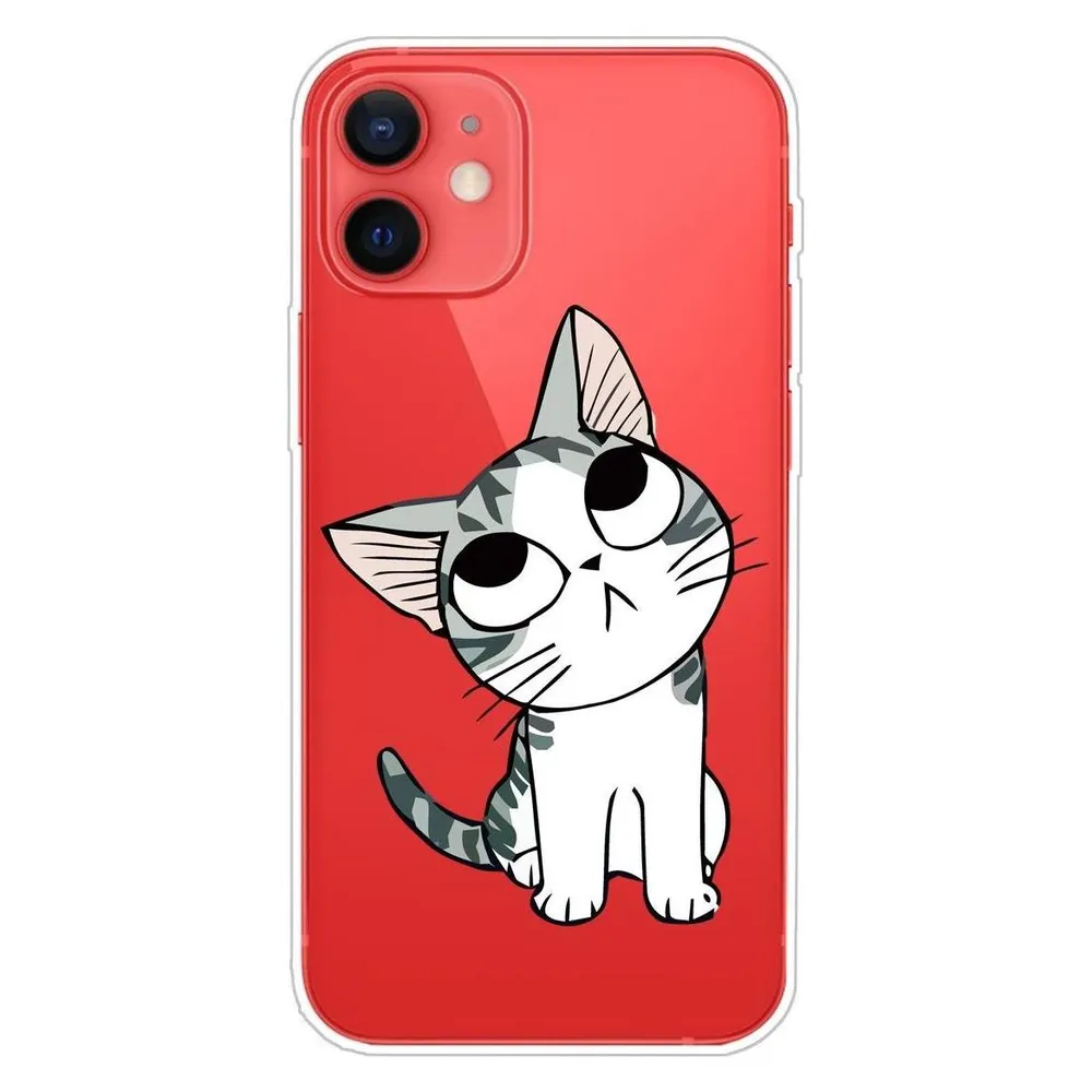 König Design Hülle Handy Schutz für Apple iPhone 13 mini Case Cover Tasche Etuis Transparent (Apple iPhone 13 mini)