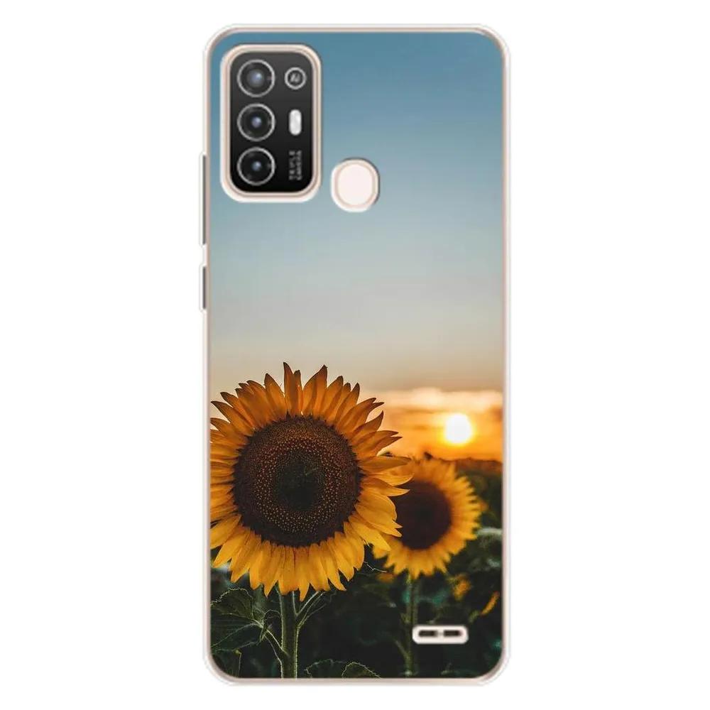 König Design Hülle Handy Schutz für ZTE Blade A52 Case Cover Tasche Bumper Etuis Backcover (ZTE Blade A52)