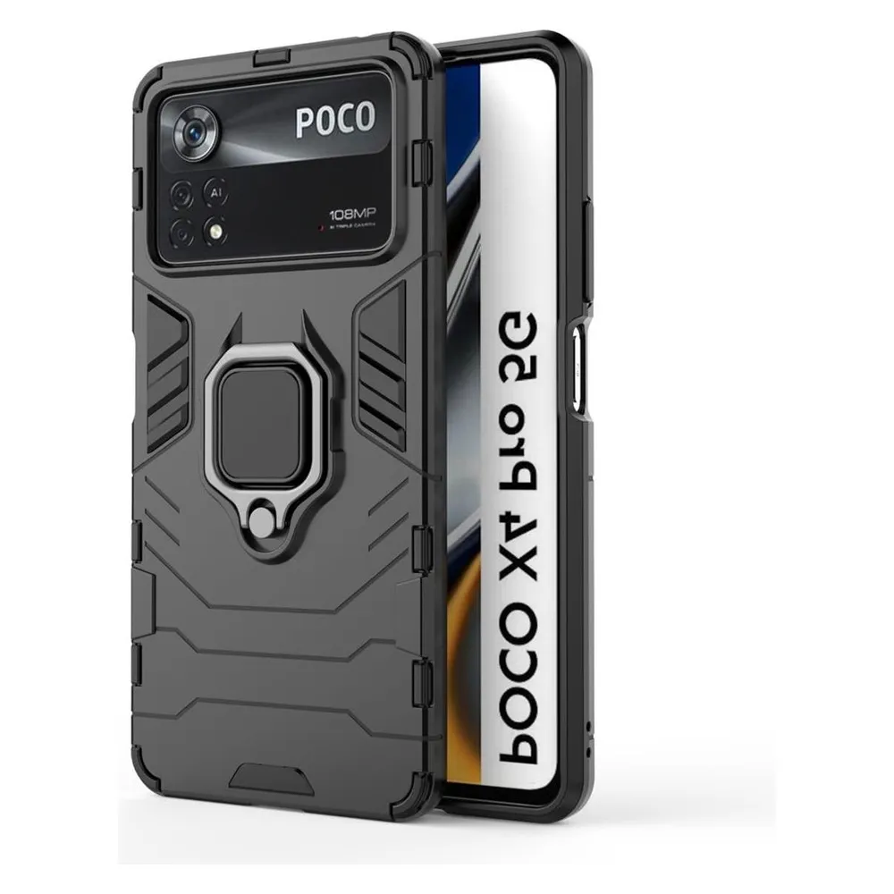 König Design Hülle Handy Schutz für Xiaomi Poco X4 Pro 5G Case Cover Tasche Bumper Halter Neu (Xiaomi Poco X4 Pro 5G)