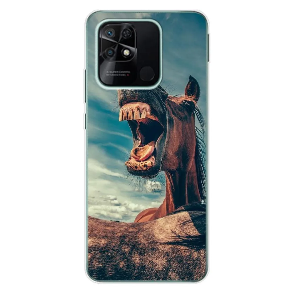 König Design Hülle Handy Schutz für Xiaomi Redmi 10C Case Cover Tasche Bumper Etuis TPU Neu (Xiaomi Redmi 10C)