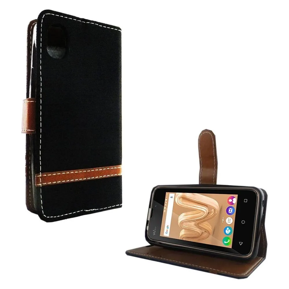 König Design Hülle Handy Schutz für Wiko Sunny Max Case Cover Tasche Wallet Etui Handyhülle (Wiko Sunny Max)