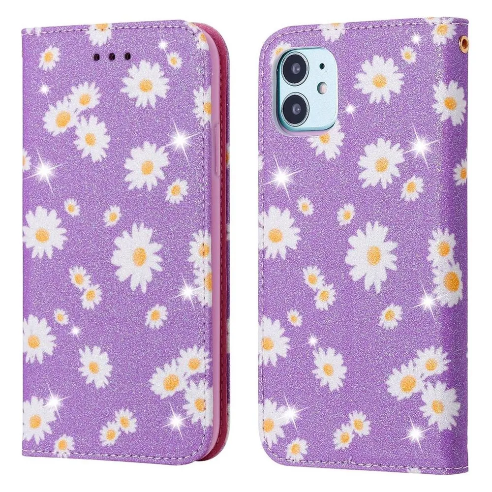 König Design Hülle Handy Schutz für Apple iPhone 11 Case Flip Cover Tasche Etuis Violett Neu (Apple iPhone 11)