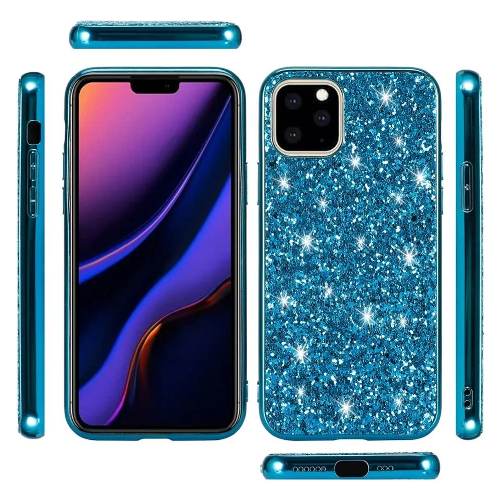 König Design Hülle Handy Schutz für Apple iPhone 11 Pro Case Cover Tasche Etuis Bumper Blau