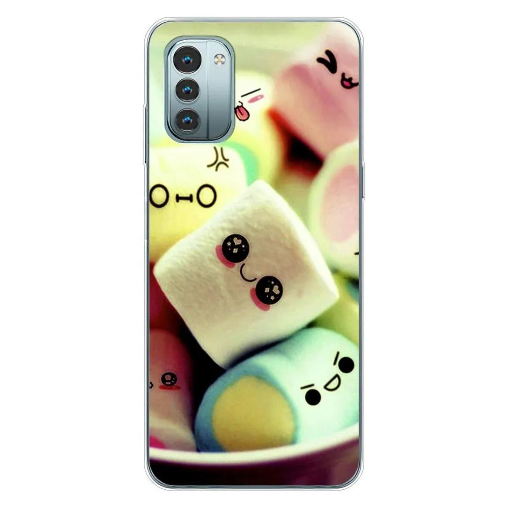 König Design Hülle Handy Schutz für Nokia G11 Case Cover Tasche Bumper Etuis Backcover TPU (Nokia G11)
