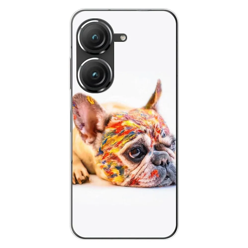 König Design Hülle Handy Schutz für Asus Zenfone 9 Case Cover Tasche Bumper Etuis TPU Neu (Asus Zenfone 9)