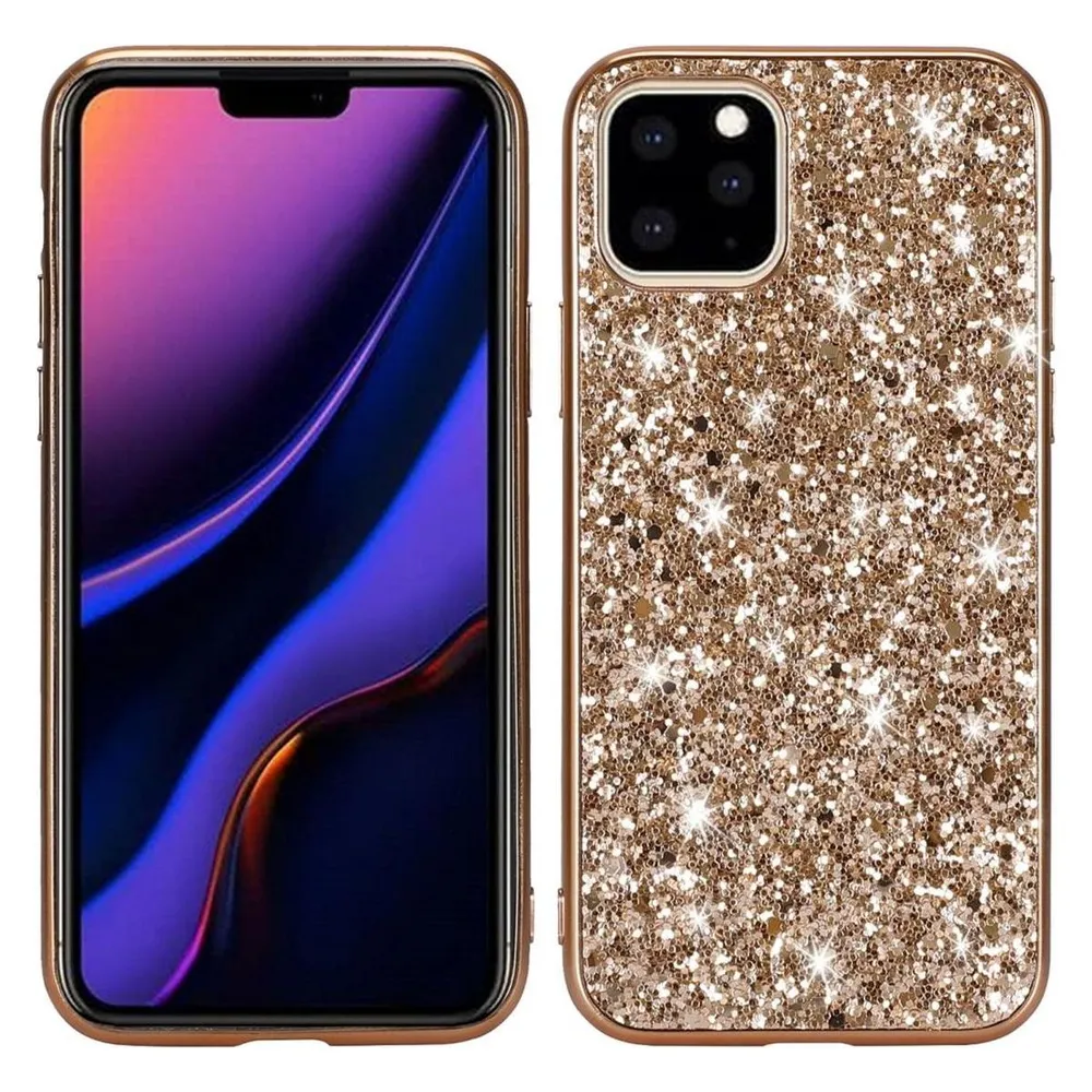 König Design Hülle Handy Schutz für Apple iPhone 11 Pro Max Case Cover Tasche Etuis Gold Neu