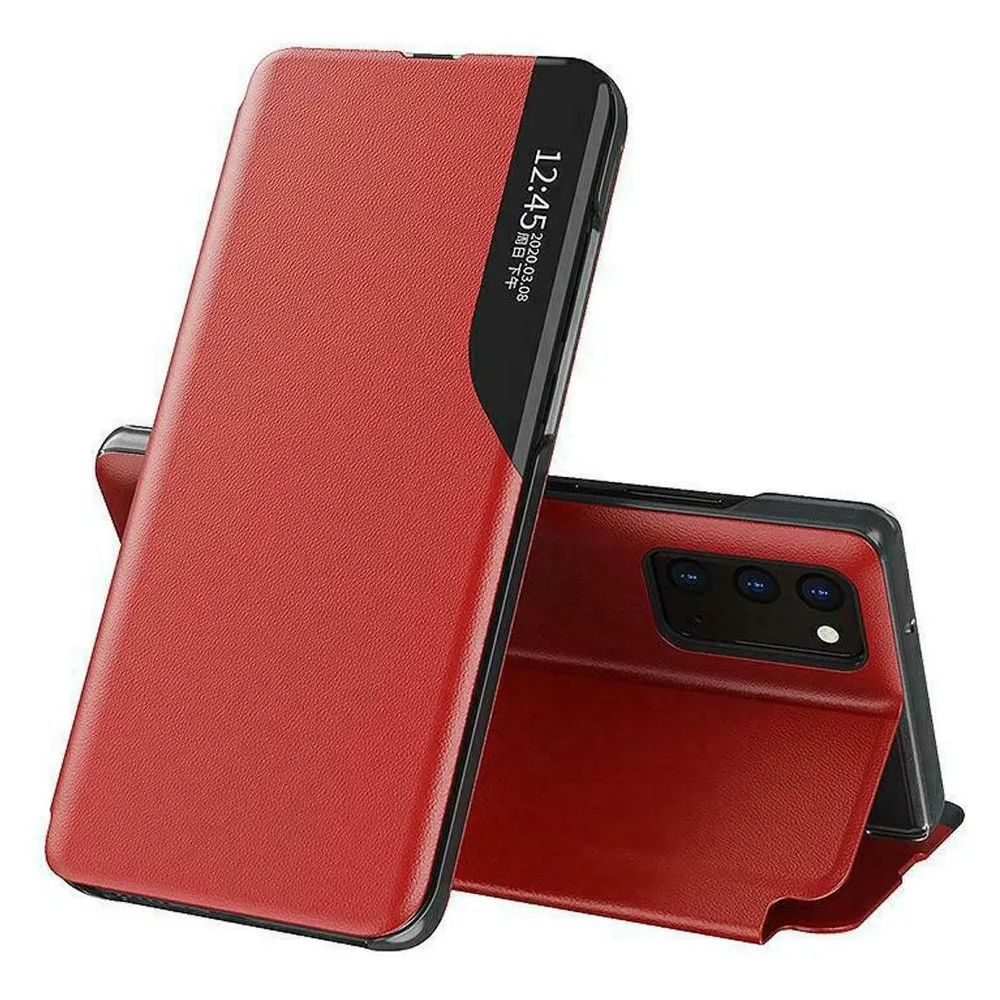König Design Hülle Handy Schutz für Samsung Galaxy A13 5G Case Cover Tasche Etuis Bumper Rot (Samsung Galaxy A13 5G)