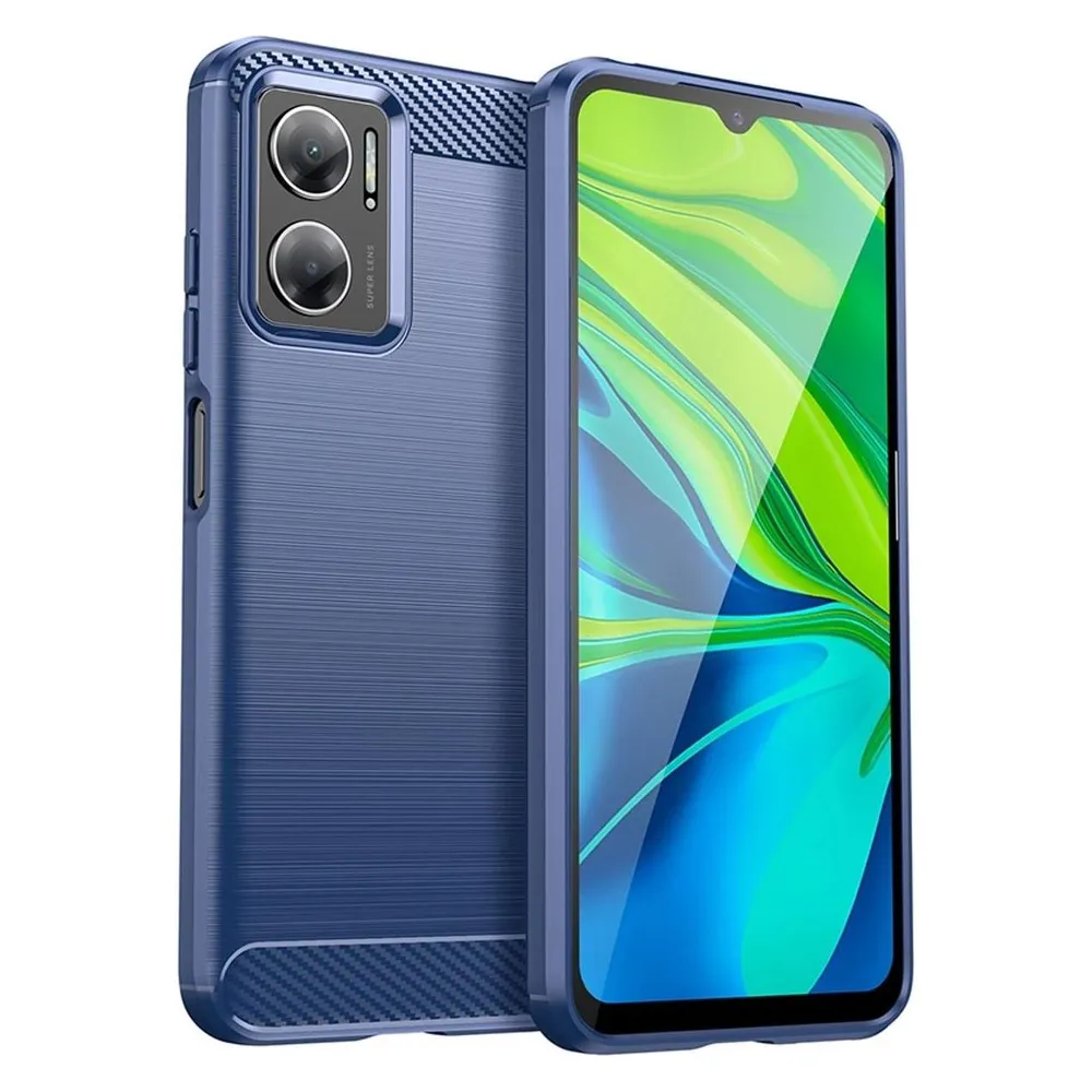 König Design Hülle Handy Schutz für Xiaomi Sony Samsung Case Cover Bumper Carbon Optik Etuis (Xiaomi Redmi 10 5G)