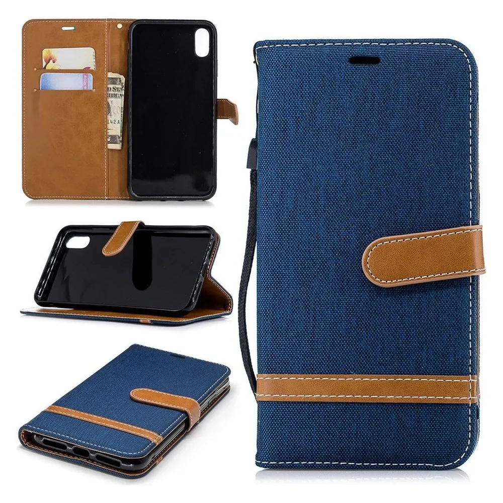 König Design Hülle Handy Schutz für Apple iPhone XS Max Case Cover Tasche Wallet Etui Bumper (Apple iPhone XS Max)