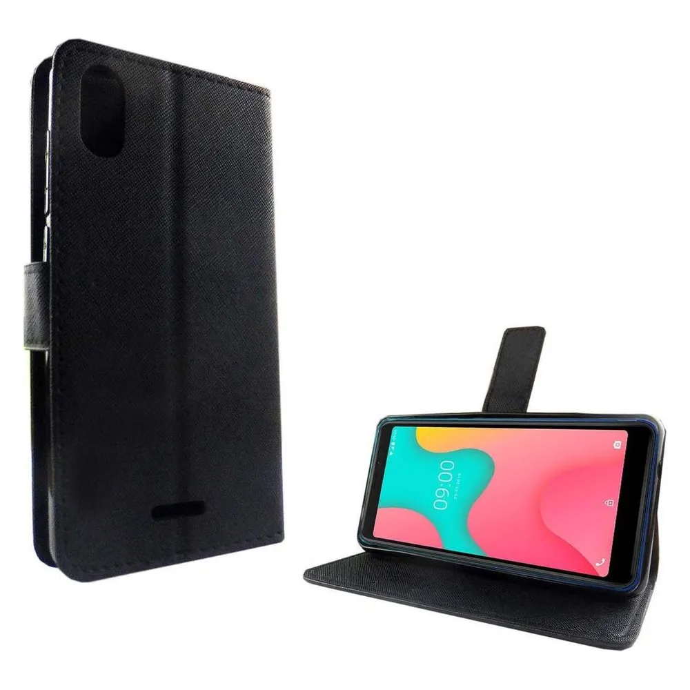 König Design Hülle Handy Schutz für Wiko Y60 Case Cover Tasche Wallet Etui Handyhülle Bumper (Wiko Y60)