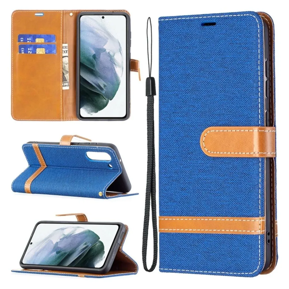 König Design Hülle Handy Schutz für Samsung Galaxy S21 FE Case Flip Cover Tasche Etui Bumper (Samsung Galaxy S21 FE)