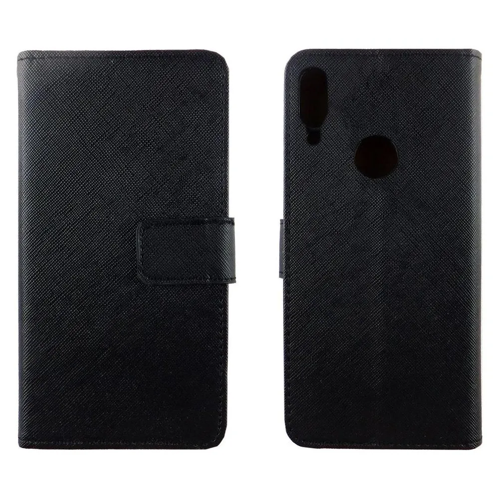 König Design Hülle Handy Schutz für Huawei P Smart 2019 Case Cover Tasche Wallet Etui Bumper (Huawei P Smart (2019))