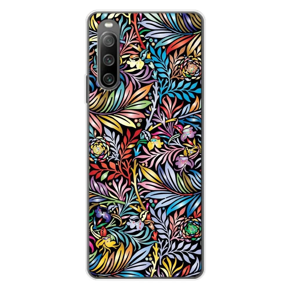 König Design Hülle Handy Schutz für Sony Xperia 10 IV Case Cover Tasche Bumper Etuis TPU Neu (Sony Xperia 10 IV)