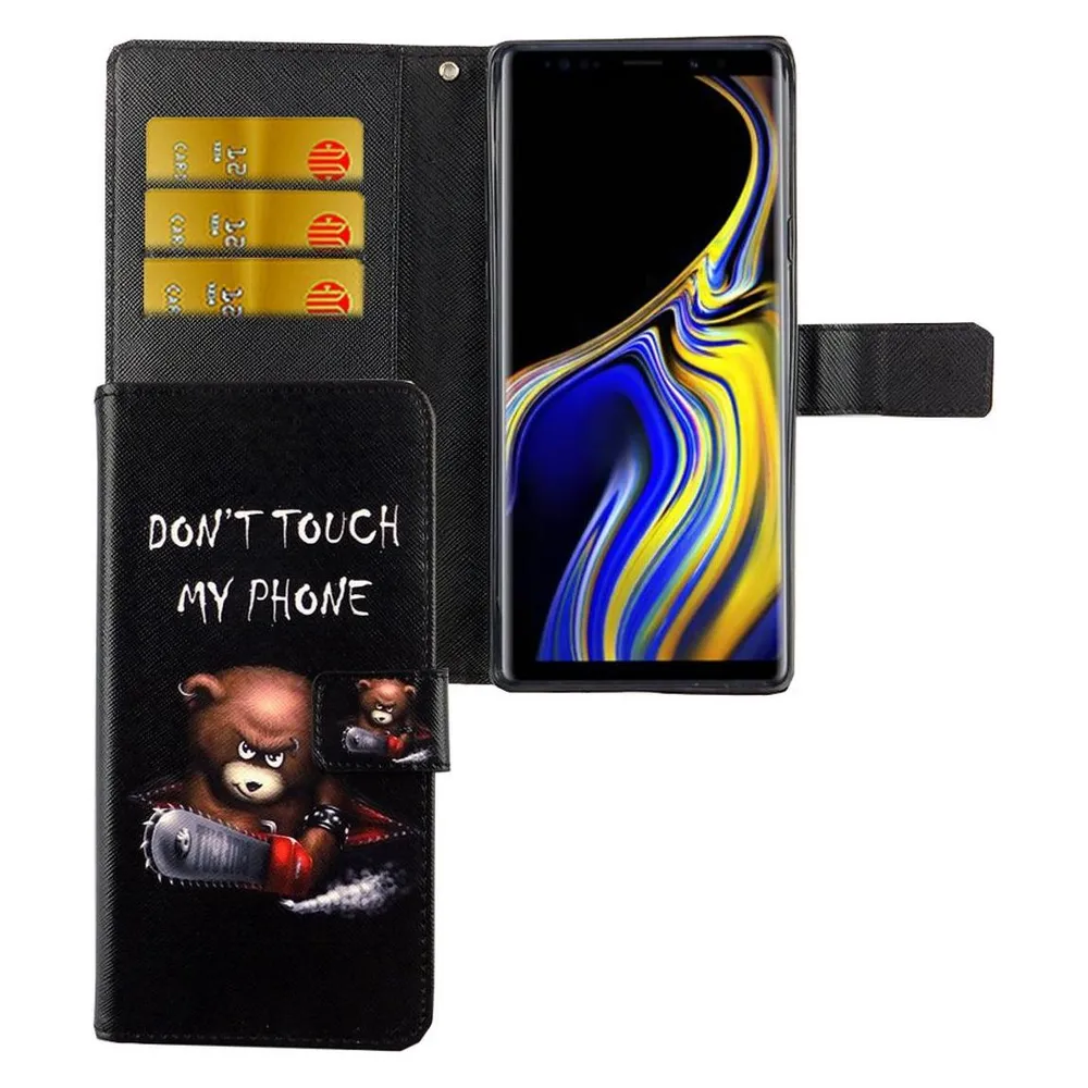 König Design Hülle Handy Schutz für Samsung Galaxy Note 9 Case Cover Tasche Wallet Etui Neu (Samsung Galaxy Note 9)