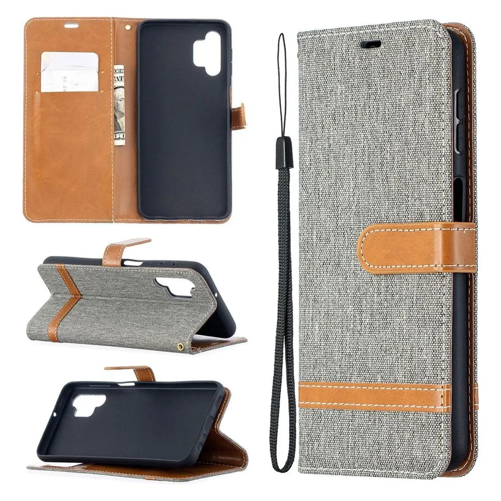 König Design Hülle Handy Schutz für Samsung Galaxy A32 5G Case Cover Tasche Wallet Etui Neu (Samsung Galaxy A32 5G)