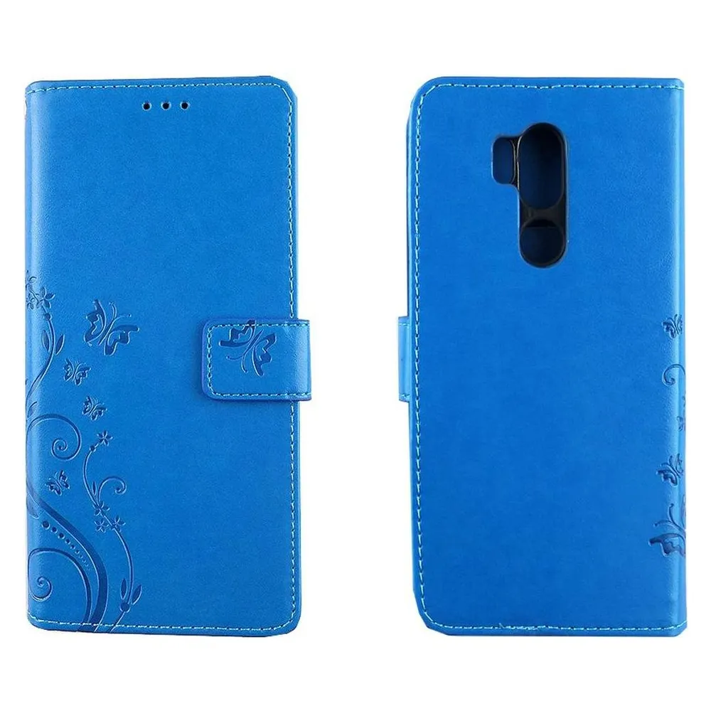 König Design Hülle Handy Schutz für LG G7 Case Cover Tasche Wallet Etui Handyhülle Bumper Neu (LG G7)