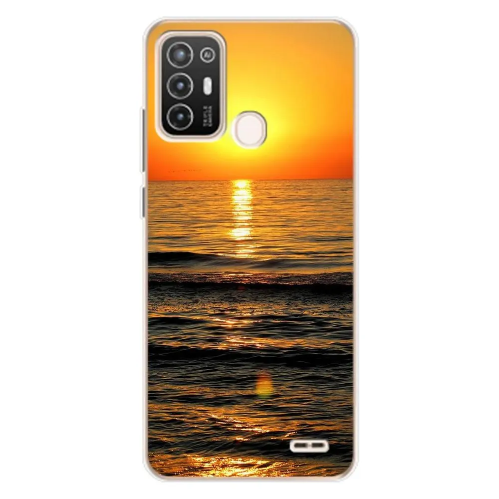 König Design Hülle Handy Schutz für ZTE Blade A52 Case Cover Tasche Bumper Etuis Backcover (ZTE Blade A52)