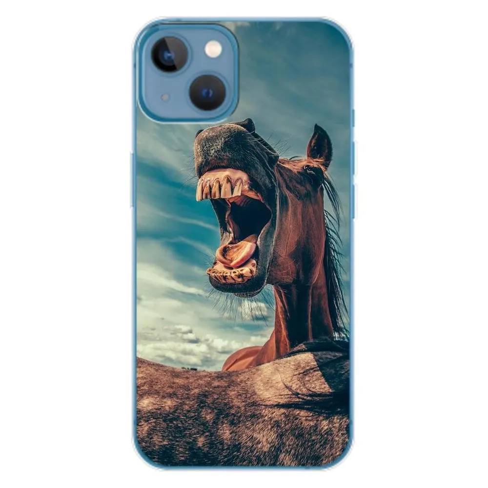 König Design Hülle Handy Schutz für Apple iPhone 14 Case Cover Tasche Bumper Etuis TPU Neu (Apple iPhone 14)