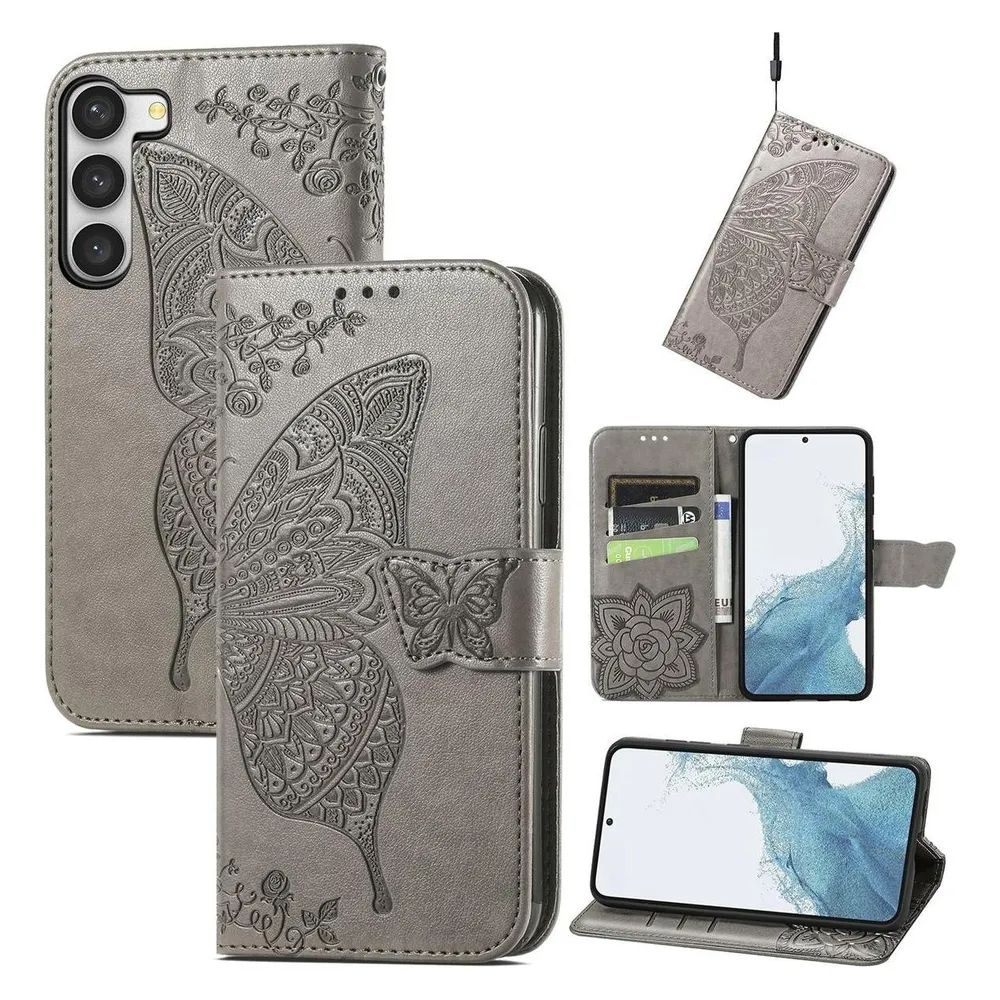 König Design Hülle Handy Schutz für Samsung Galaxy S23 Plus Ultra Case Cover Tasche Wallet (Samsung Galaxy S23+)
