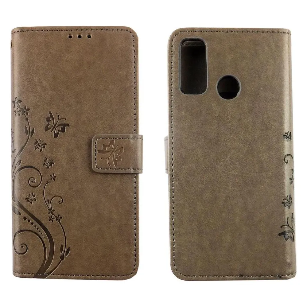 König Design Hülle Handy Schutz für Huawei P smart 2020 Case Cover Tasche Wallet Etui Bumper (Huawei P Smart (2020))