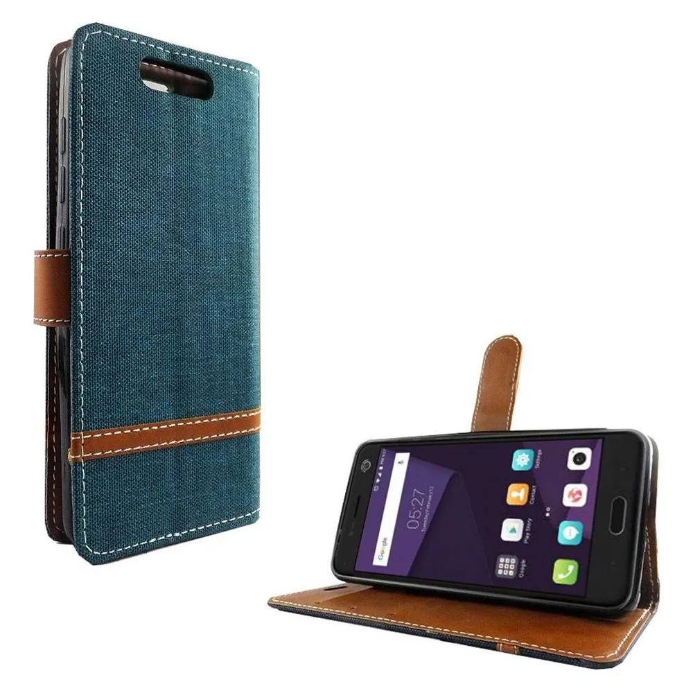 König Design Hülle Handy Schutz für ZTE Blade V8 Case Cover Tasche Wallet Etui Handyhülle Neu (ZTE Blade V8)