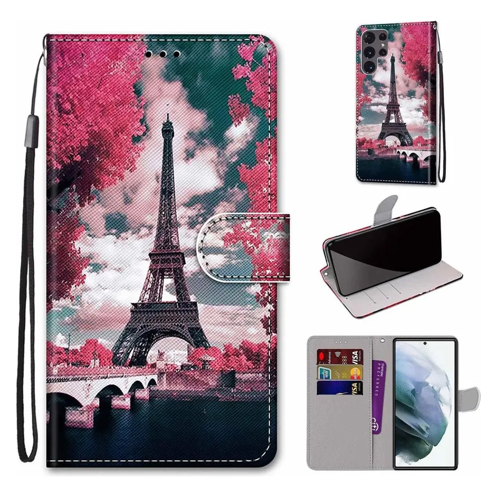 König Design Hülle Handy Schutz für Samsung Galaxy S22 Ultra 5G Case Flip Cover Tasche Etuis (Samsung Galaxy S22 Ultra 5G)