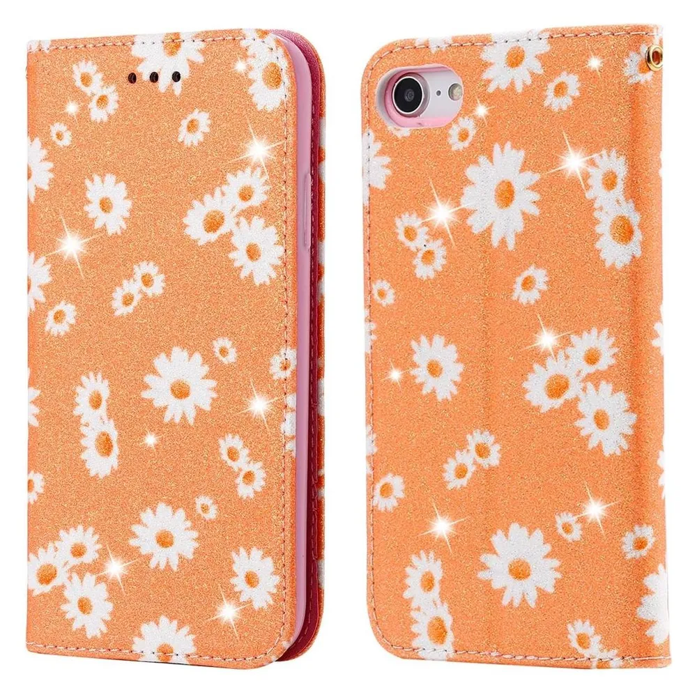König Design Hülle Handy Schutz für Apple iPhone 7 Case Cover Tasche Etuis Bumper Orange Neu