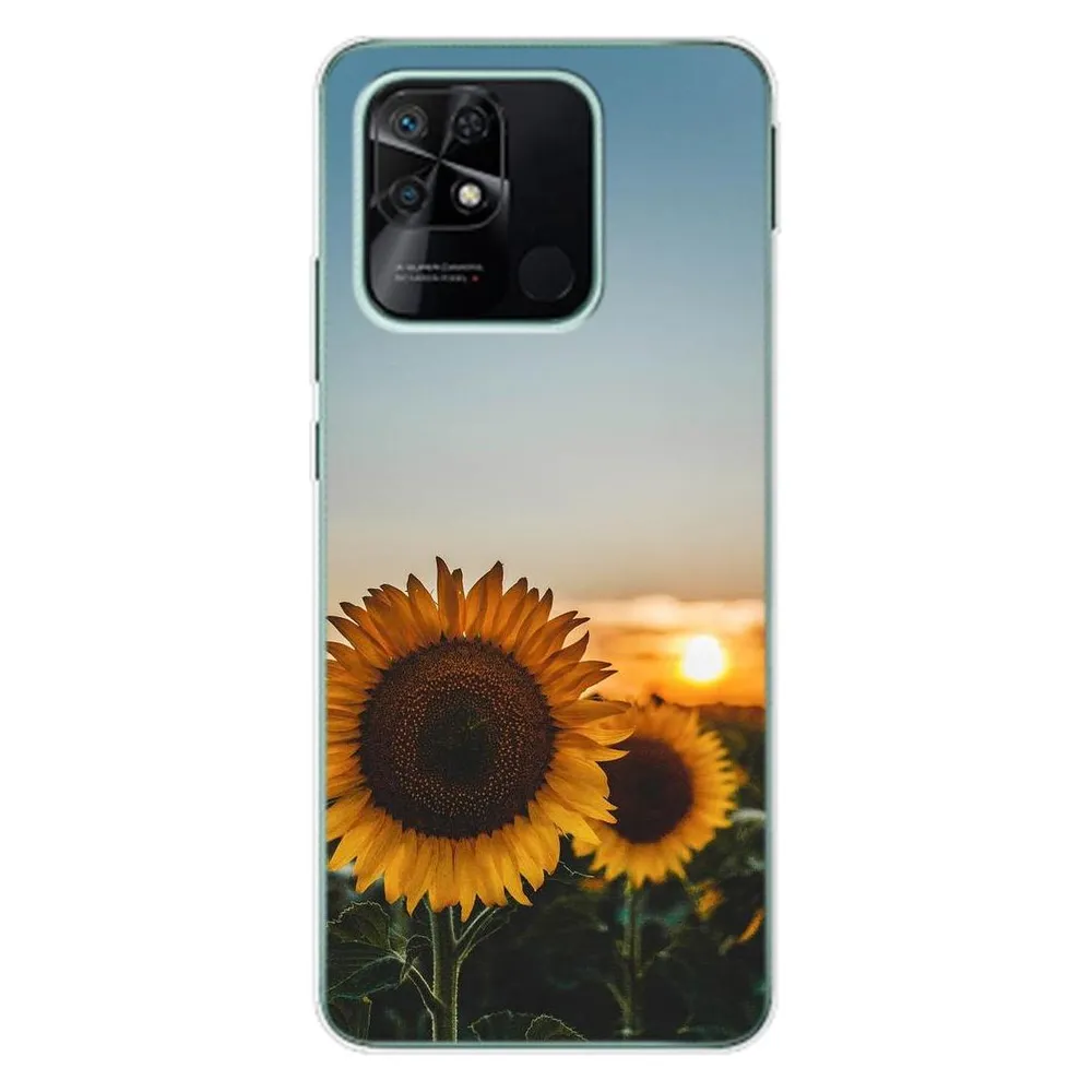 König Design Hülle Handy Schutz für Xiaomi Redmi 10C Case Cover Tasche Bumper Etuis TPU Neu (Xiaomi Redmi 10C)