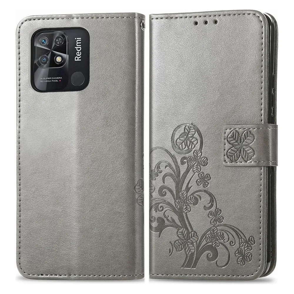 König Design Hülle Handy Schutz für Xiaomi Redmi 10C Case Cover Bumper Kartenfach Etuis Neu (Xiaomi Redmi 10C)