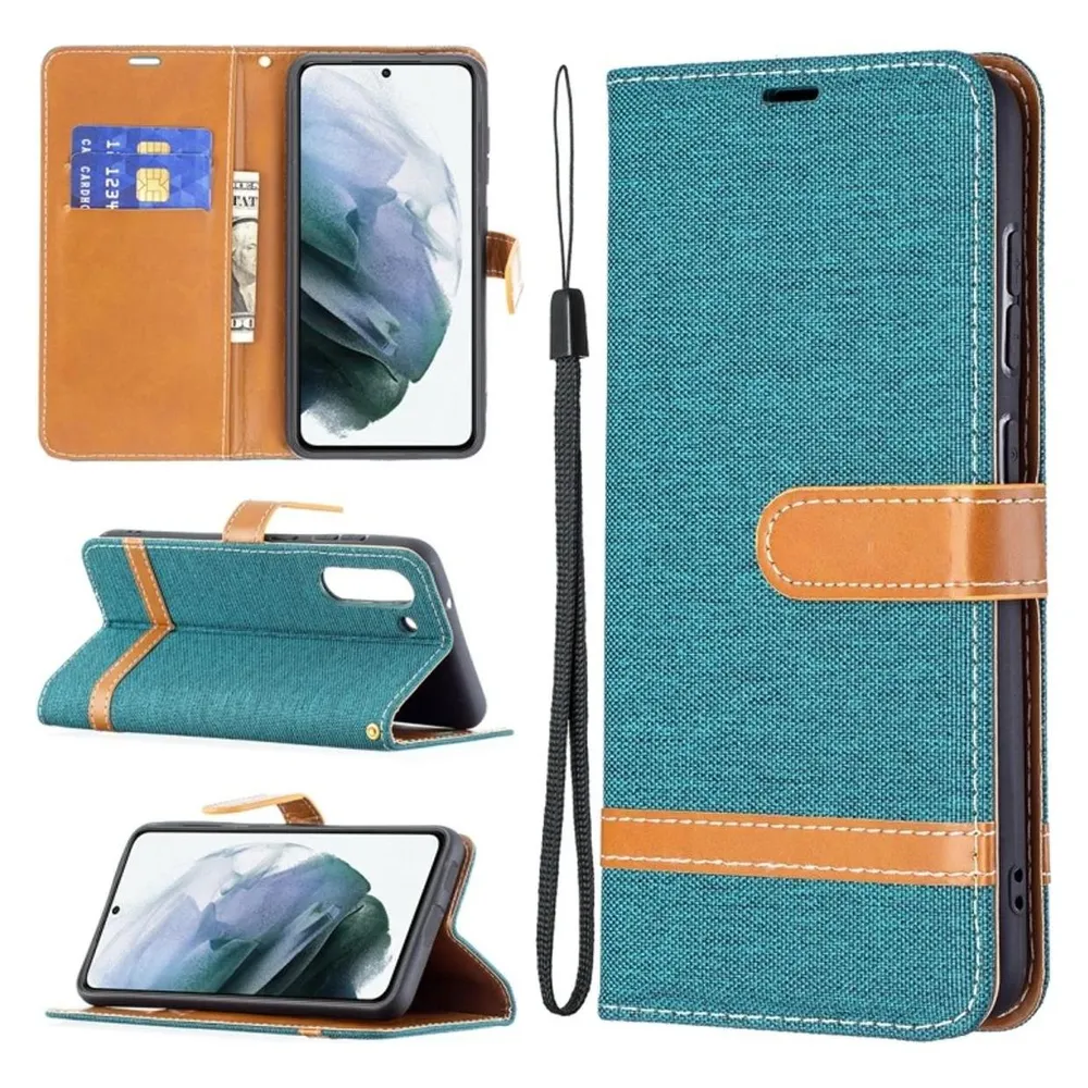 König Design Hülle Handy Schutz für Samsung Galaxy S21 FE Case Flip Cover Tasche Etui Bumper (Samsung Galaxy S21 FE)