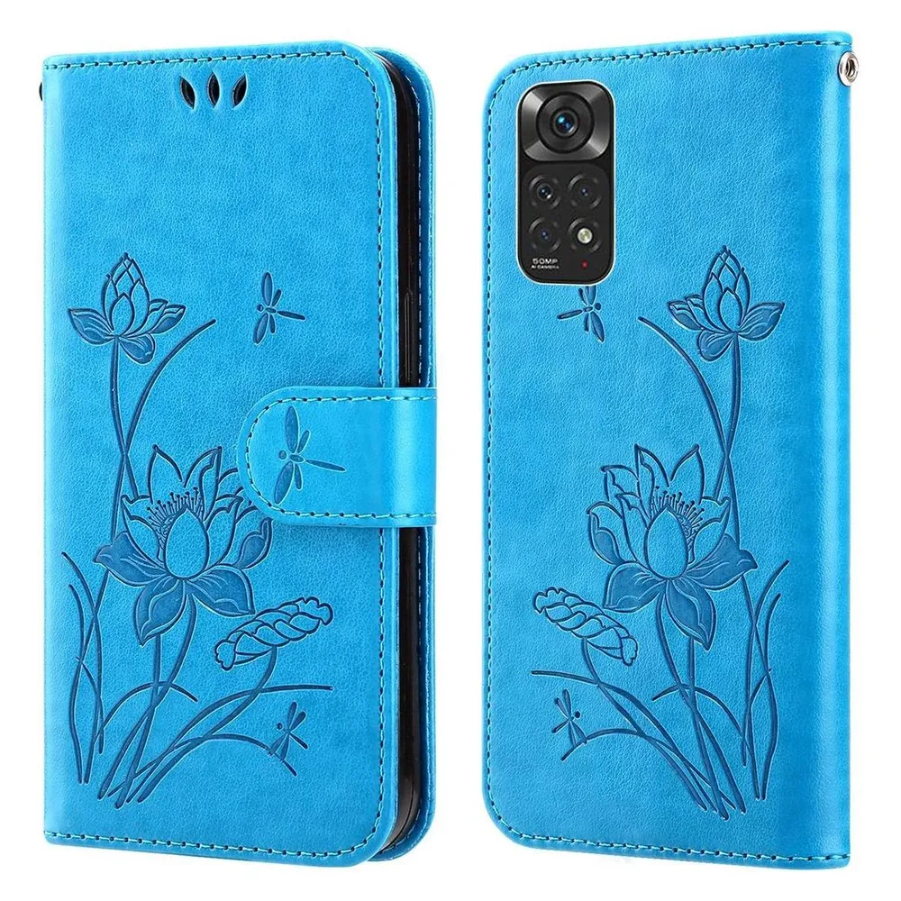 König Design Hülle Handy Schutz für Xiaomi Redmi Note 11 Case Cover Tasche Etui Bumper Wallet (Xiaomi Redmi Note 11)