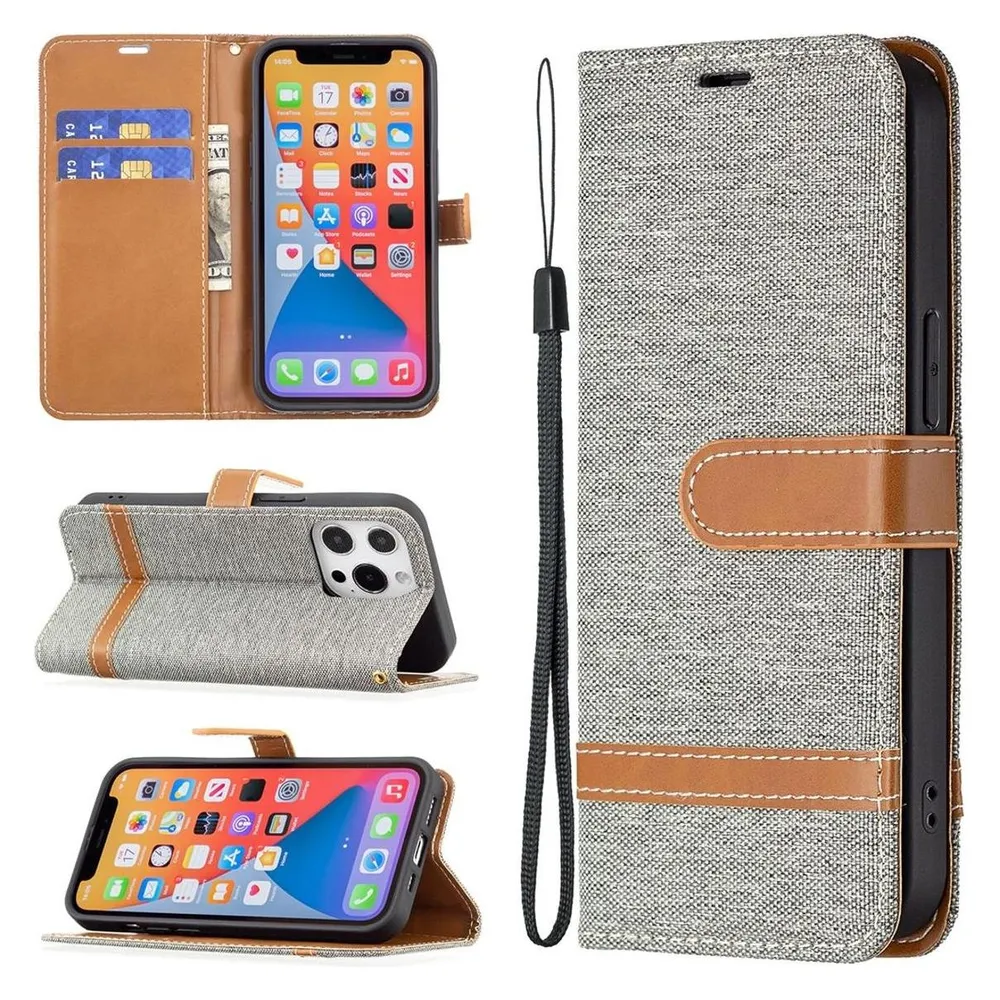 König Design Hülle Handy Schutz für Apple iPhone 13 Pro Case Cover Tasche Etuis Bumper Grau (Apple iPhone 13 Pro)