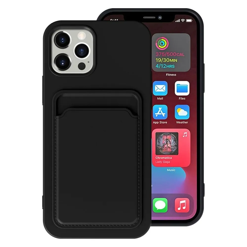 König Design Hülle Handy Schutz für Apple iPhone 13 Serie Case Cover Bumper Kartenfach Etuis (Apple iPhone 13 Pro)