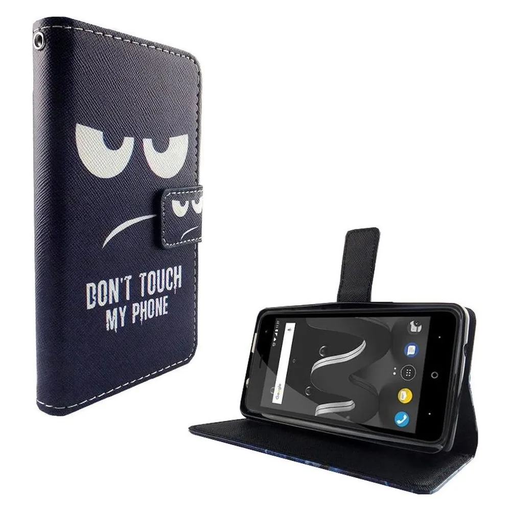 König Design Hülle Handy Schutz für Wiko Jerry 2 Case Cover Tasche Wallet Etui Handyhülle Neu (Wiko Jerry 2)